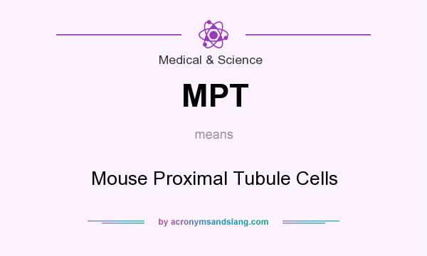 What does MPT mean? It stands for Mouse Proximal Tubule Cells