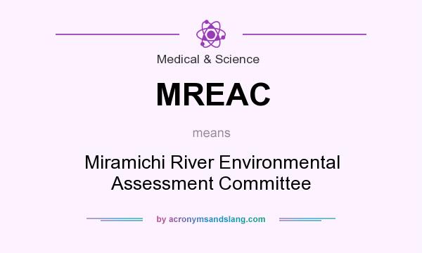 What does MREAC mean? It stands for Miramichi River Environmental Assessment Committee