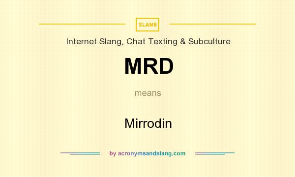 What does MRD mean? It stands for Mirrodin