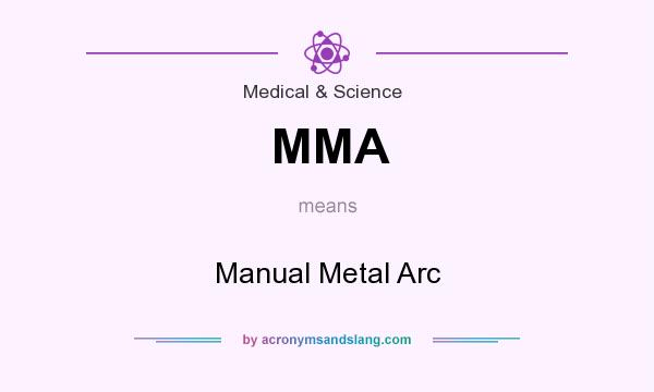 What does MMA mean? It stands for Manual Metal Arc