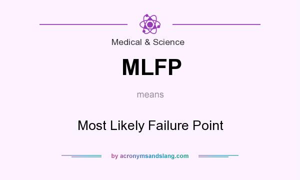 What does MLFP mean? It stands for Most Likely Failure Point