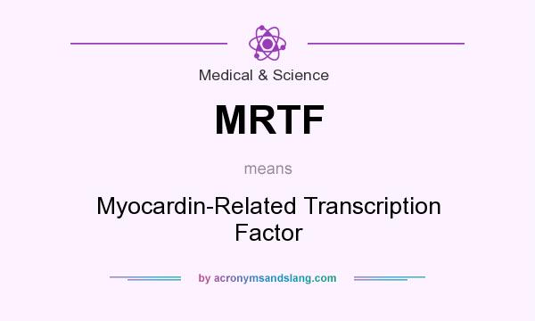 What does MRTF mean? It stands for Myocardin-Related Transcription Factor
