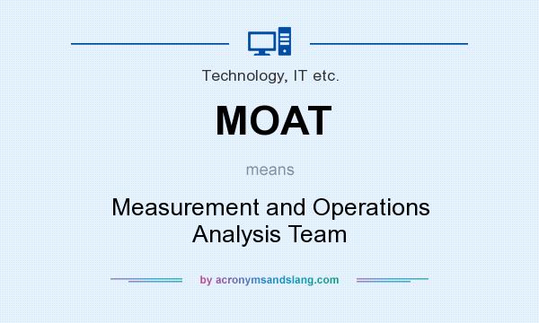 What does MOAT mean? It stands for Measurement and Operations Analysis Team