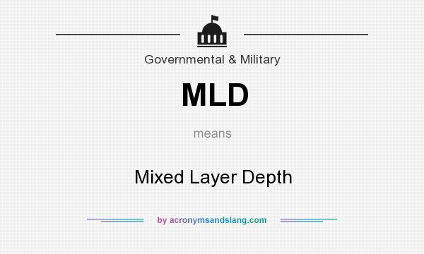 What does MLD mean? It stands for Mixed Layer Depth