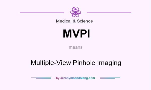 What does MVPI mean? It stands for Multiple-View Pinhole Imaging