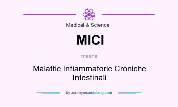 What does MICI mean? It stands for Malattie Infiammatorie Croniche Intestinali