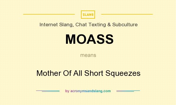 What does MOASS mean? It stands for Mother Of All Short Squeezes