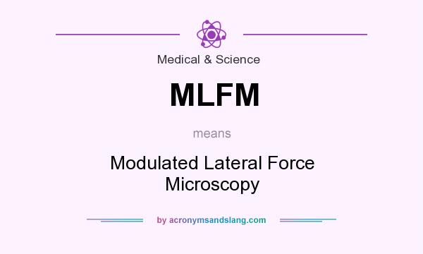 What does MLFM mean? It stands for Modulated Lateral Force Microscopy