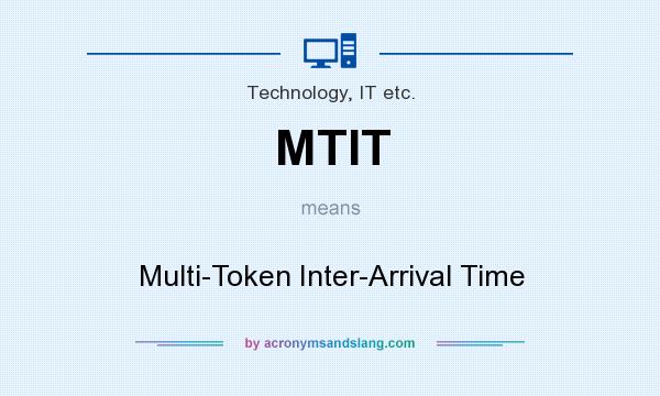 What does MTIT mean? It stands for Multi-Token Inter-Arrival Time