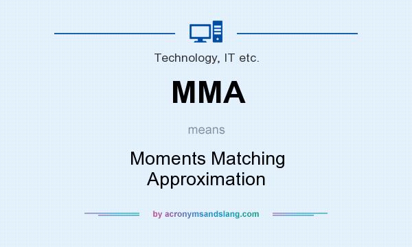 What does MMA mean? It stands for Moments Matching Approximation
