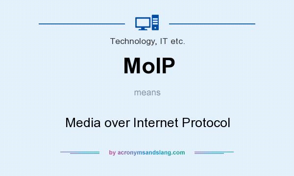 What does MoIP mean? It stands for Media over Internet Protocol
