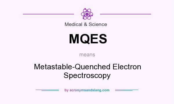 What does MQES mean? It stands for Metastable-Quenched Electron Spectroscopy