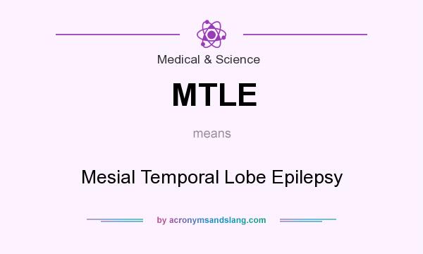 What does MTLE mean? It stands for Mesial Temporal Lobe Epilepsy