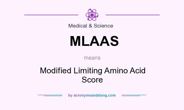 What does MLAAS mean? It stands for Modified Limiting Amino Acid Score