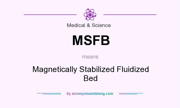 What does MSFB mean? It stands for Magnetically Stabilized Fluidized Bed