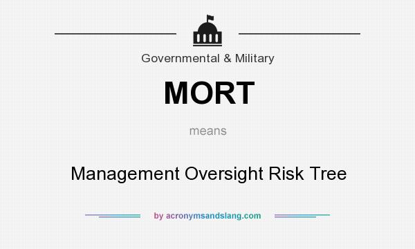 What does MORT mean? It stands for Management Oversight Risk Tree