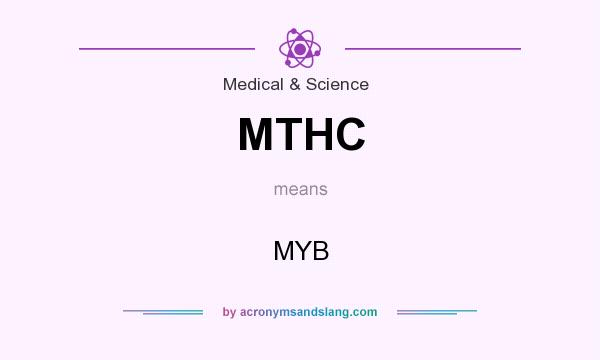 What does MTHC mean? It stands for MYB