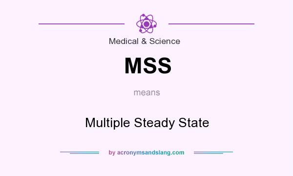 What does MSS mean? It stands for Multiple Steady State