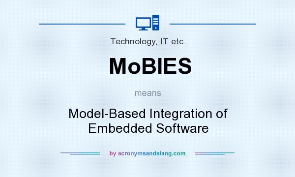 What does MoBIES mean? It stands for Model-Based Integration of Embedded Software