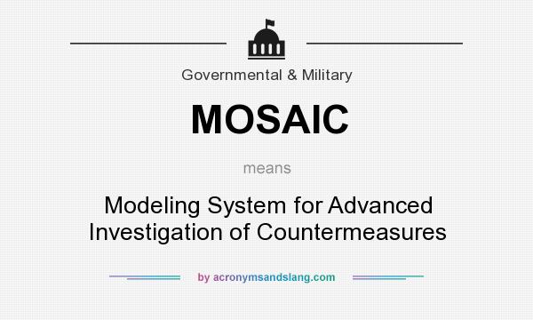 What does MOSAIC mean? It stands for Modeling System for Advanced Investigation of Countermeasures