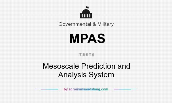 What does MPAS mean? It stands for Mesoscale Prediction and Analysis System