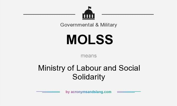 What does MOLSS mean? It stands for Ministry of Labour and Social Solidarity