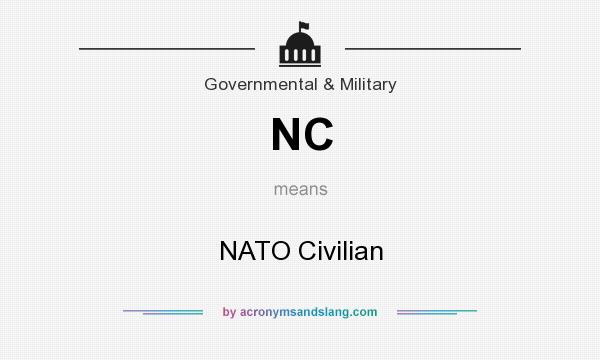 What does NC mean? It stands for NATO Civilian