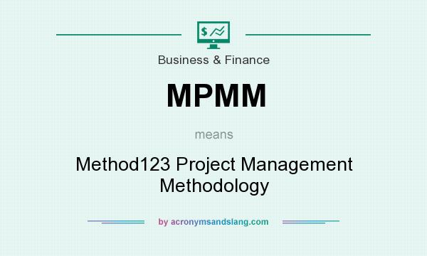What does MPMM mean? It stands for Method123 Project Management Methodology