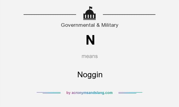 What does N mean? It stands for Noggin