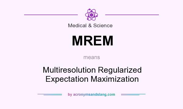 What does MREM mean? It stands for Multiresolution Regularized Expectation Maximization