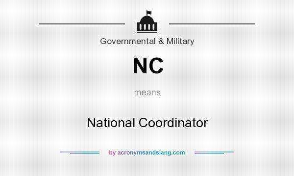 What does NC mean? It stands for National Coordinator