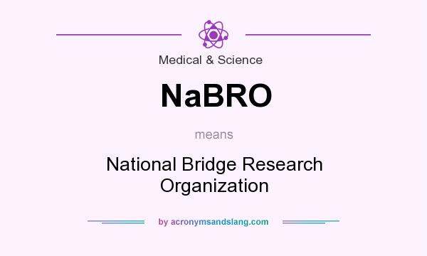 What does NaBRO mean? It stands for National Bridge Research Organization