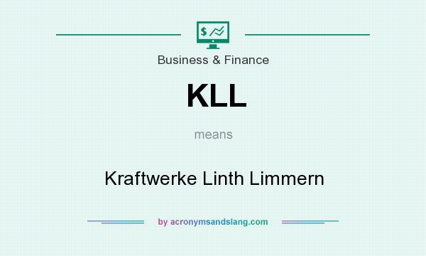 What does KLL mean? It stands for Kraftwerke Linth Limmern