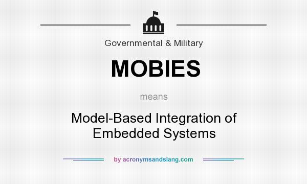 What does MOBIES mean? It stands for Model-Based Integration of Embedded Systems
