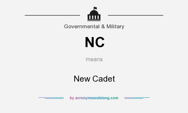 What does NC mean? It stands for New Cadet