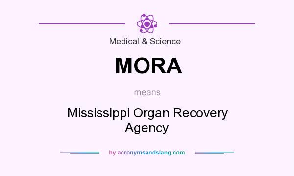 What does MORA mean? It stands for Mississippi Organ Recovery Agency