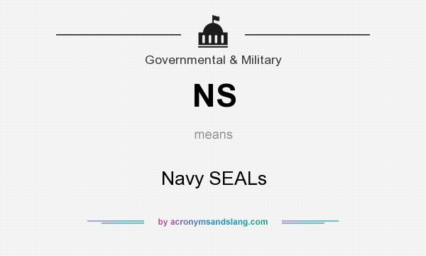 What does NS mean? It stands for Navy SEALs