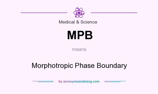 What does MPB mean? It stands for Morphotropic Phase Boundary