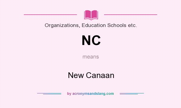 What does NC mean? It stands for New Canaan