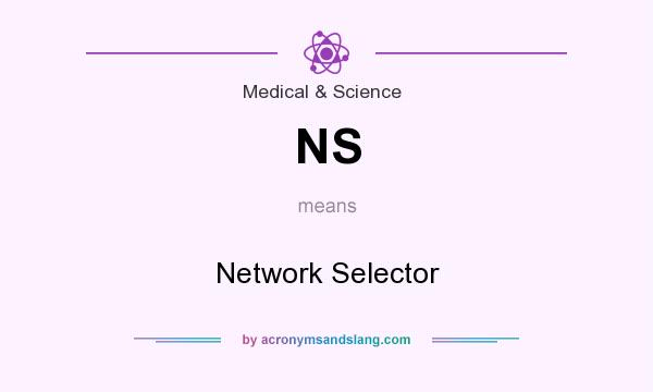 What does NS mean? It stands for Network Selector