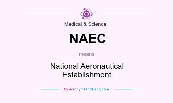 What does NAEC mean? It stands for National Aeronautical Establishment