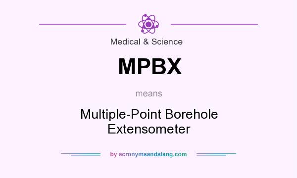 What does MPBX mean? It stands for Multiple-Point Borehole Extensometer