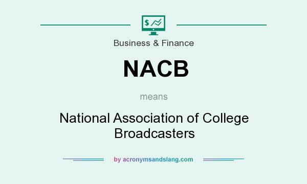 What does NACB mean? It stands for National Association of College Broadcasters
