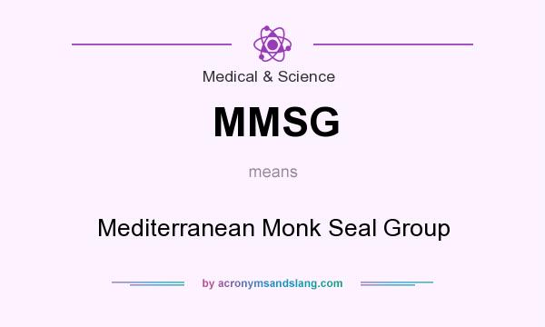 What does MMSG mean? It stands for Mediterranean Monk Seal Group