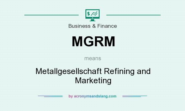 What does MGRM mean? It stands for Metallgesellschaft Refining and Marketing