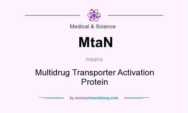 What does MtaN mean? It stands for Multidrug Transporter Activation Protein