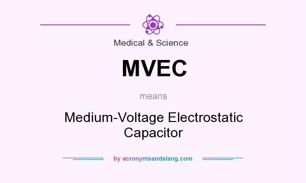 What does MVEC mean? It stands for Medium-Voltage Electrostatic Capacitor