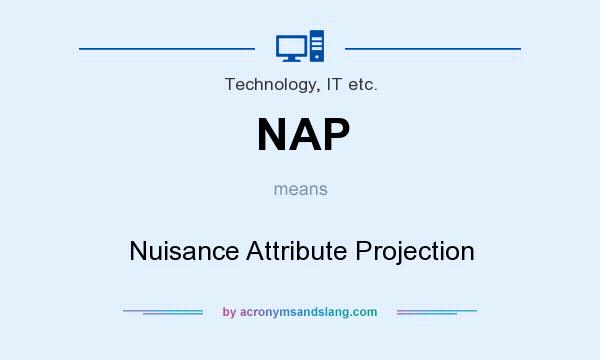 What does NAP mean? It stands for Nuisance Attribute Projection