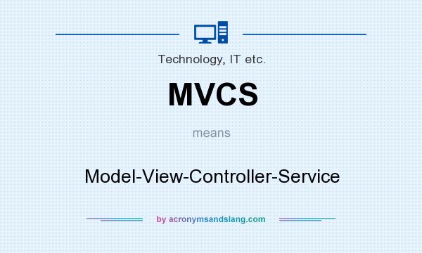 What does MVCS mean? It stands for Model-View-Controller-Service