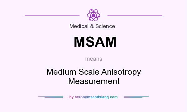 What does MSAM mean? It stands for Medium Scale Anisotropy Measurement